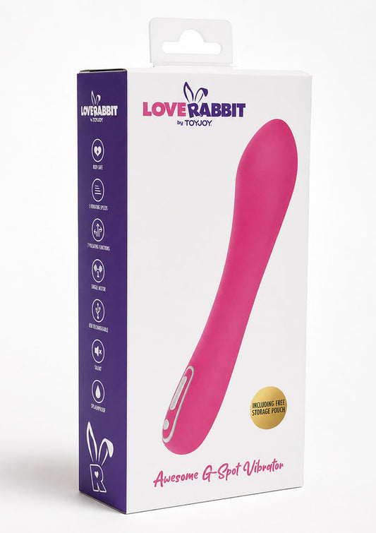 Beste vandaag nog: Awesome G - Spot Vibrator by ToyJoy Love Rabbit - bij Happytoys