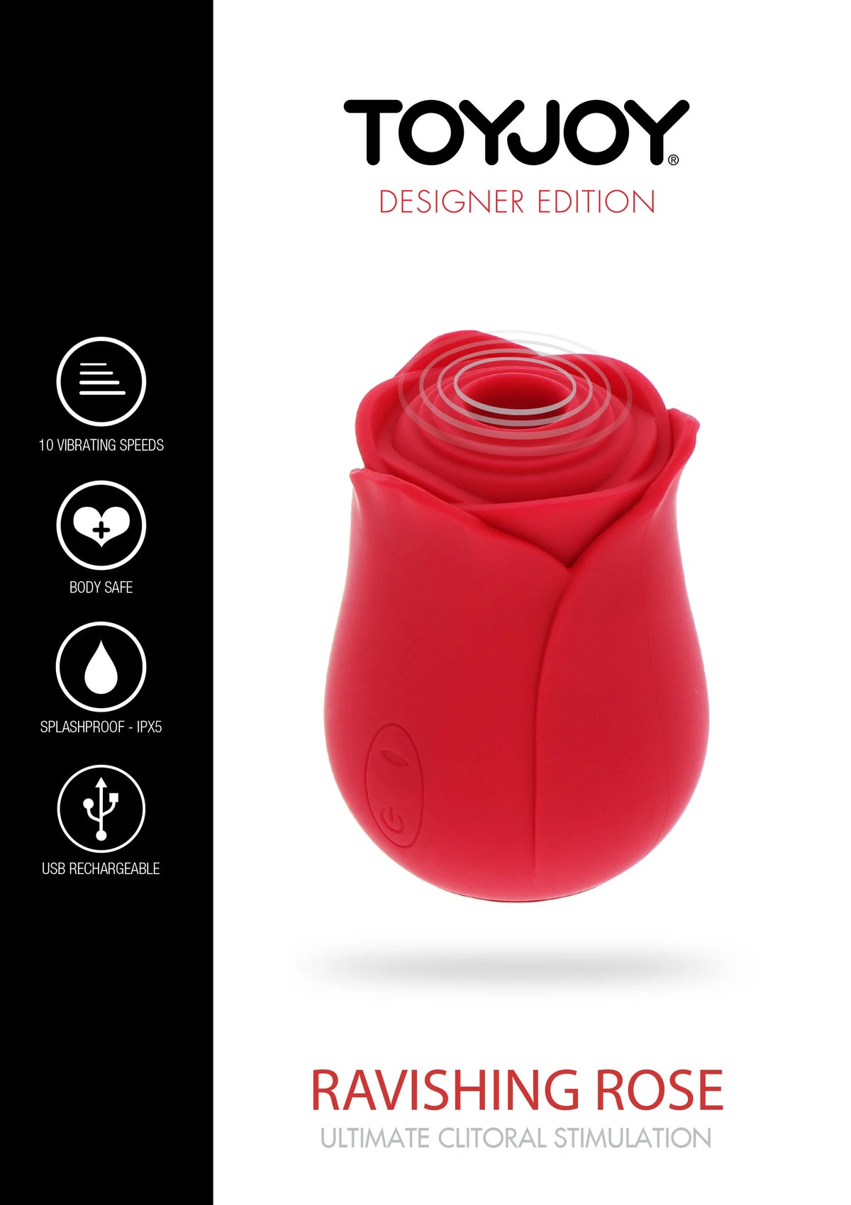 Beste vandaag nog: Ravishing Rose Pulse Stimulator by ToyJoy - bij Happytoys Sexshop: online sex shop for Feeling Happy & Easy ๐