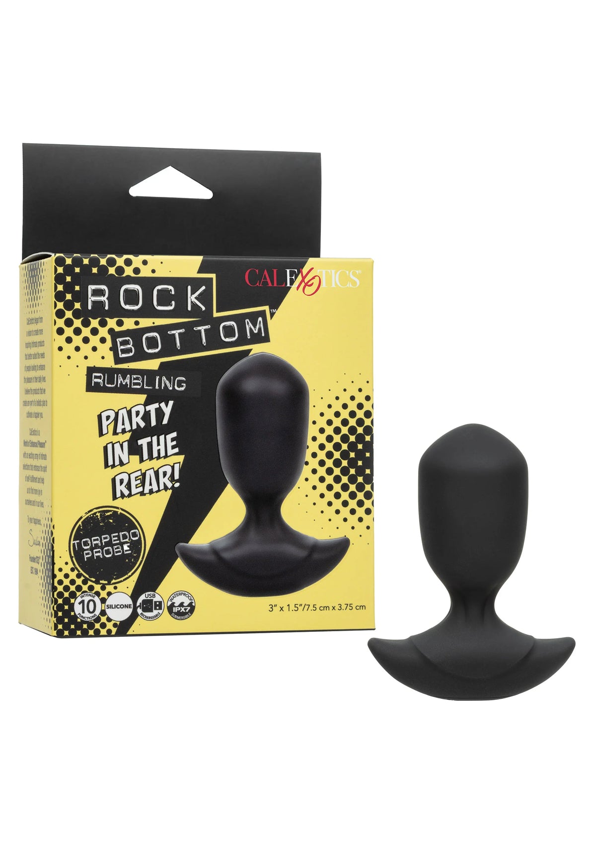 Beste vandaag nog: Rumbling Torpedo Probe by CalExotics Rock Bottom - bij Happytoys Sexshop: online sex shop for Feeling Happy & Easy ๐