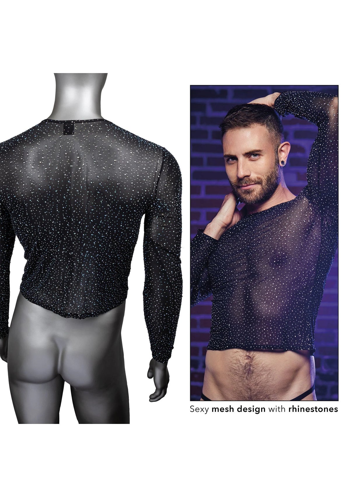Beste vandaag nog: Radiance Long Sleeve Shirt by CalExotics - bij Happytoys Sexshop: Toys for Feeling Happy & Easy ๐