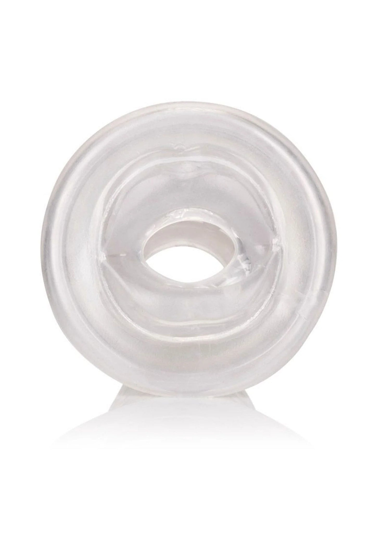 Transparante ronde pompopening met ingesloten binnenrand