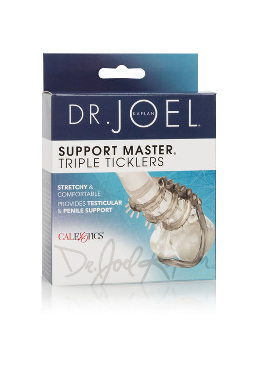 Bestel: Dr. Joel Kaplan Support Master Triple Ticklers Cockring by CalExotics - bij Happytoys: de erotische sex webshop | liever Happy dan Easy ⭐⭐⭐⭐⭐