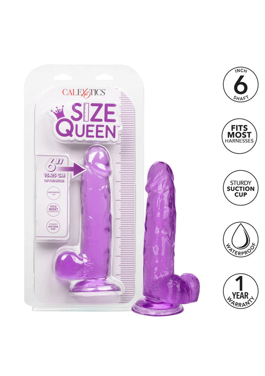 Bestel: Queen Size Dong 6 inch - bij Happytoys: de erotische sex webshop | liever Happy dan Easy ⭐⭐⭐⭐⭐