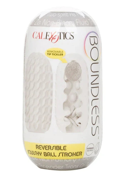 CalExotics Boundless stroker-verpakking met omkeerbare, reliëfstructuur