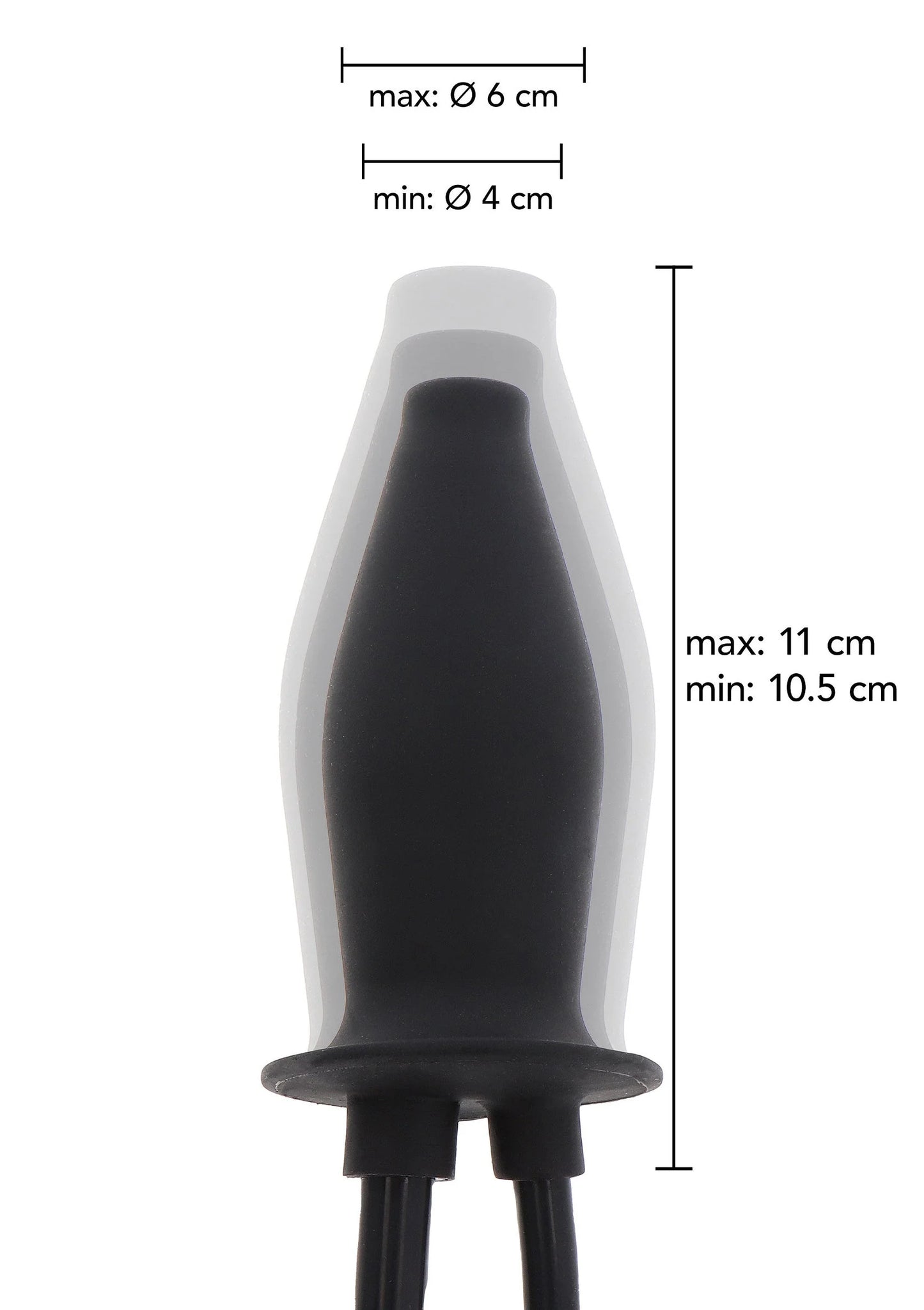 Beste vandaag nog: Inflatable Lubricating butt Plug by Hidden Desire Extreme - bij Happytoys Sexshop: online sex shop for Feeling Happy & Easy 😊
