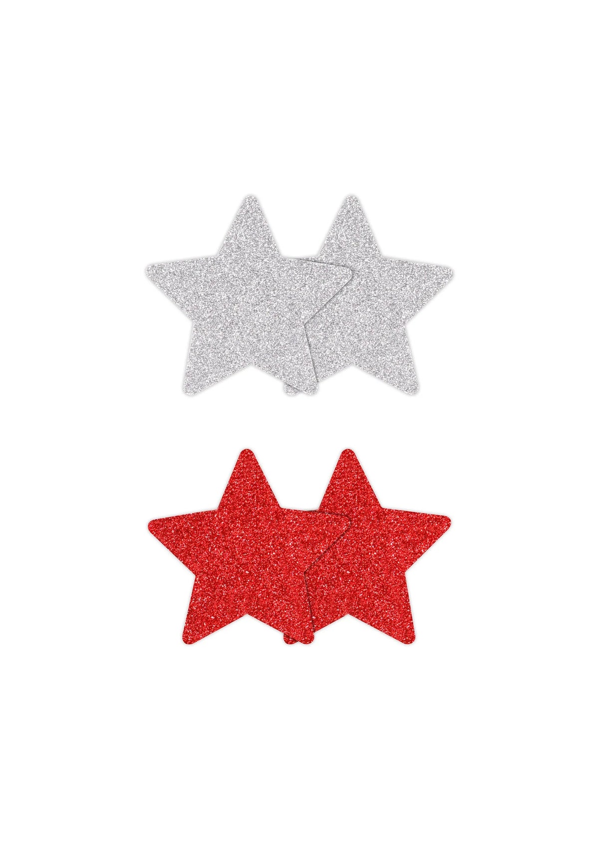 Bestel: Pasties Glitter Stars 2 Pair - bij Happytoys: de erotische sex webshop | liever Happy dan Easy βββββ