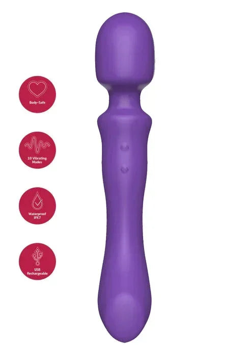 Beste vandaag nog: Dual - Sided Massaging Vibrating Wand by She.E.O. - bij Happytoys Sexshop: online sex shop for Feeling Happy & Easy 😊