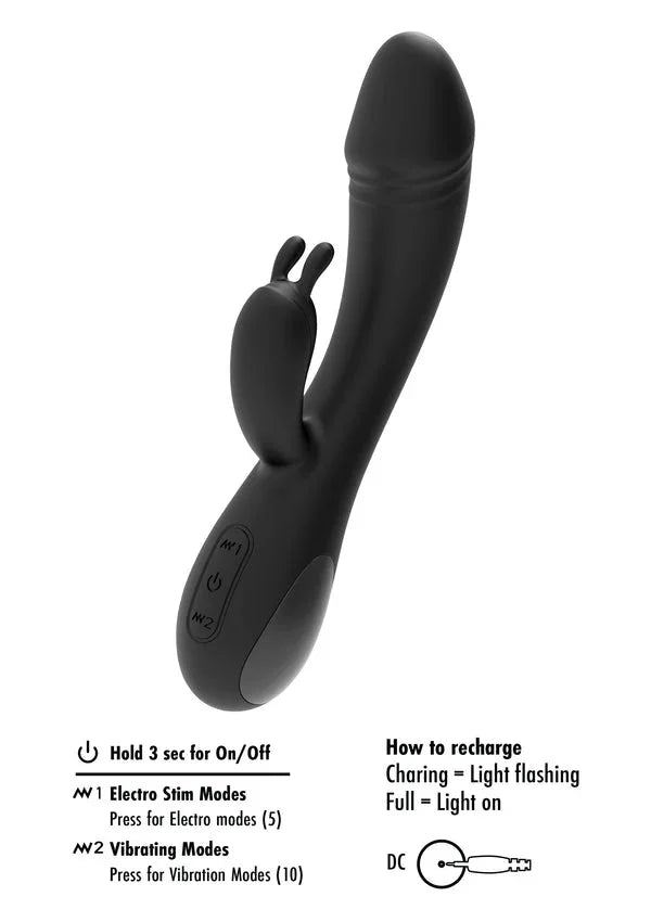 Beste vandaag nog: eStim Rabbit Vibrator by She. E.O. - bij Happytoys Sexshop: online sex shop for Feeling Happy & Easy ๐