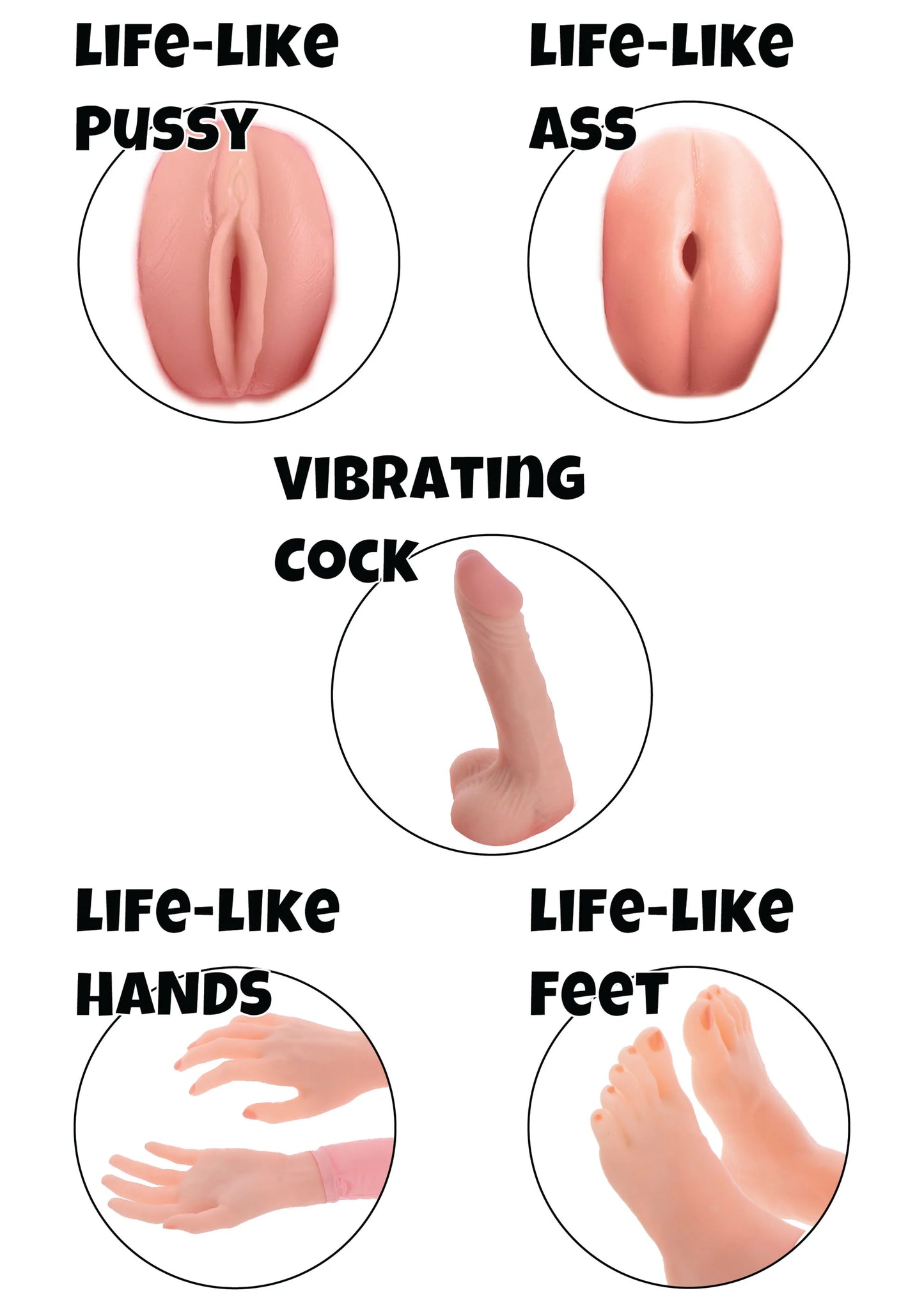 Bestel: Shemale Taylor Inflatable Doll by Hidden Desire - bij Happytoys: de erotische sex webshop | liever Happy dan Easy ⭐⭐⭐⭐⭐