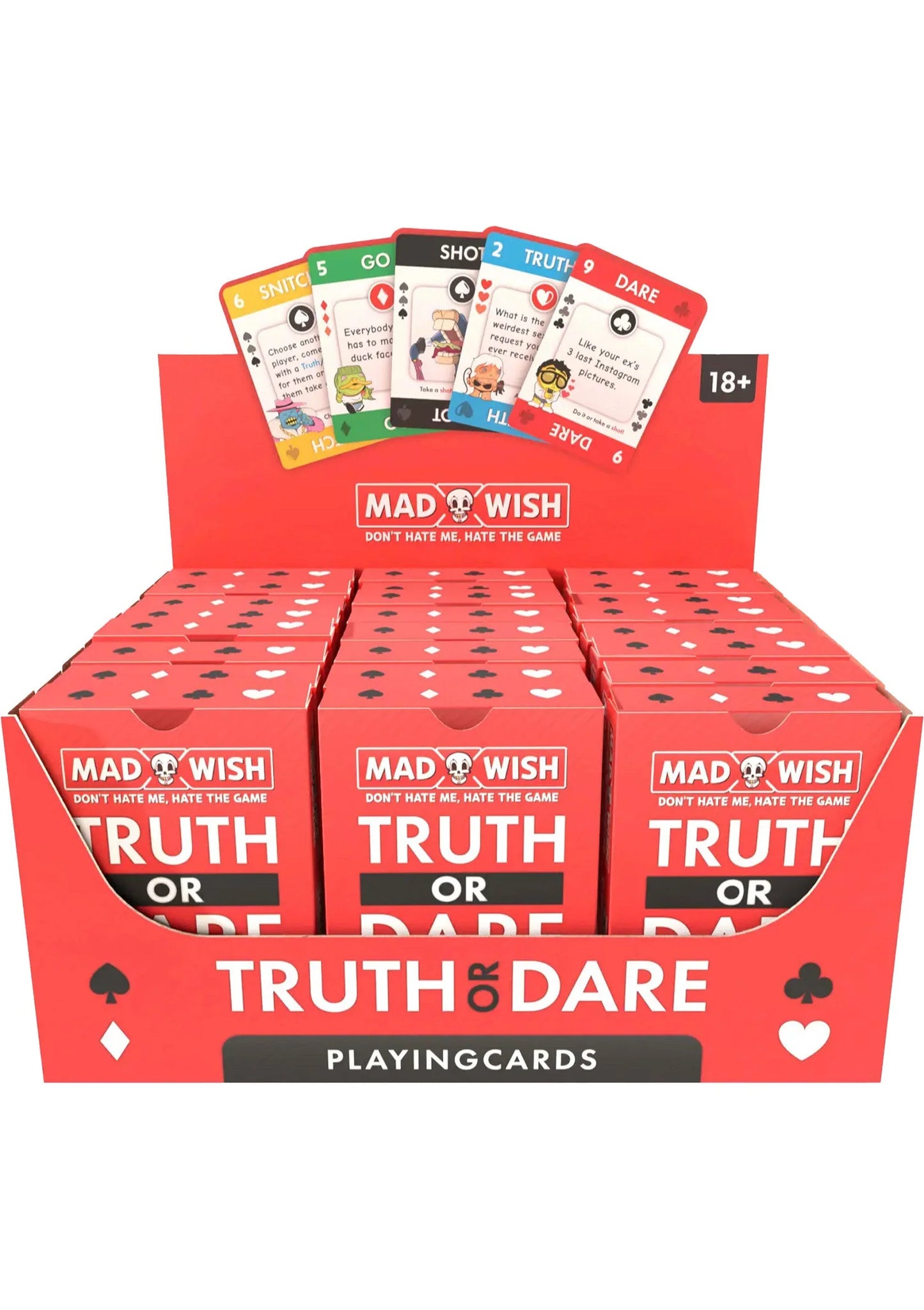 Bestel: MadWish Playing Cards 24 pcs ENG/DE - bij Happytoys: de erotische sex webshop | liever Happy dan Easy βββββ