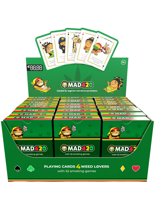 Bestel: Mad420 Smoking Cards 24 pcs - bij Happytoys: de erotische sex webshop | liever Happy dan Easy βββββ