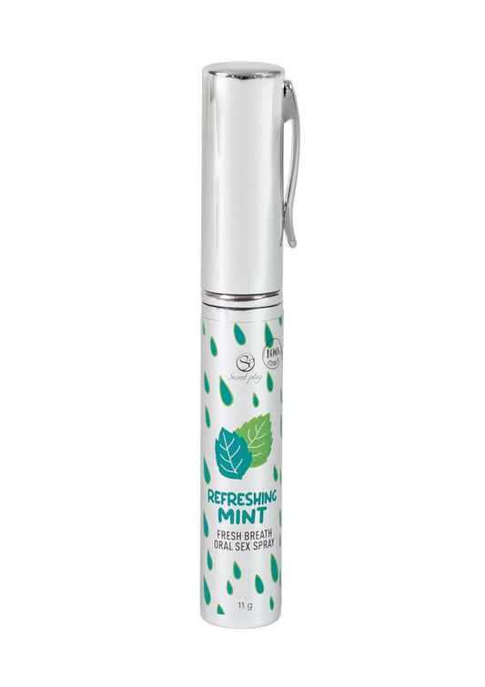 Beste vandaag nog: Oral Sex Spray 11 gr by Secret Play - bij Happytoys Sexshop: online sex shop for Feeling Happy & Easy 😊 - Lime - 92361 - MINT - 11