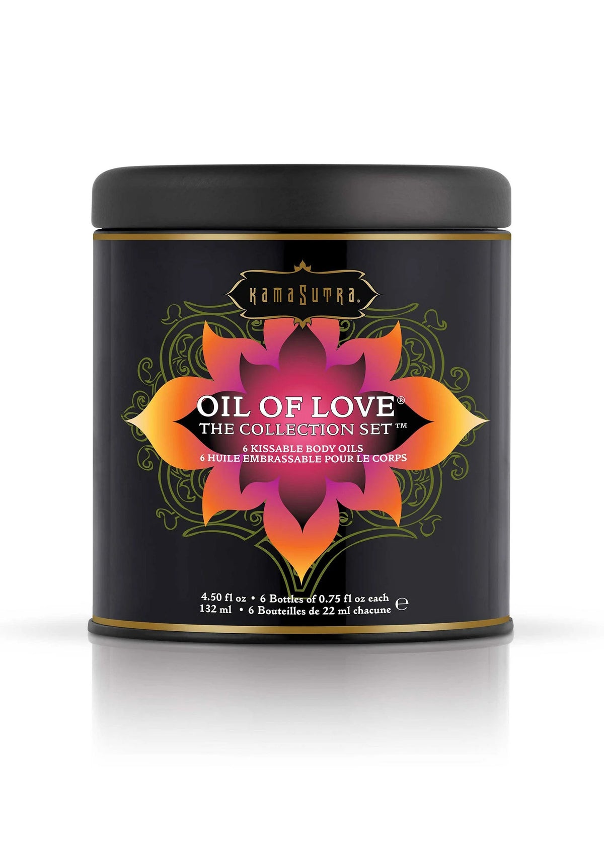 Kama Sutra Oil of Love-collectieset massageolie in zwart blik