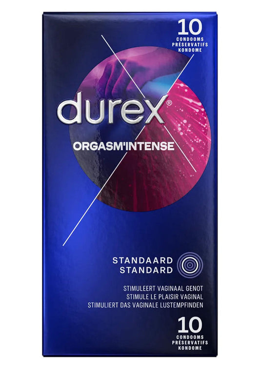 Bestel: Orgasm Intense 6 x 10 condoms by Durex - bij Happytoys: de erotische sex webshop | liever Happy dan Easy βββββ