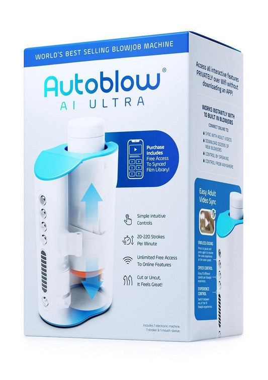 Autoblow AI Ultra (EU Plug) By Autoblow - Happytoys Sexshop: online sex shop for Feeling Happy & Easy 😊 - Discreet geleverd