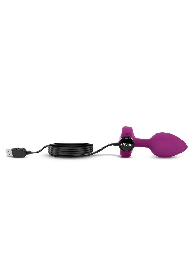 ♂ ♀ B-Vibe Vibrating Jewel Plug S/M - Happytoys Sexshop: online sex shop for Feeling Happy & Easy 😊 - Discreet geleverd