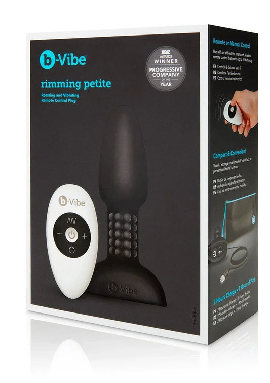 ♀ ♂ B-Vibe Rimming Petite - Happytoys Sexshop: online sex shop for Feeling Happy & Easy 😊 - Discreet geleverd