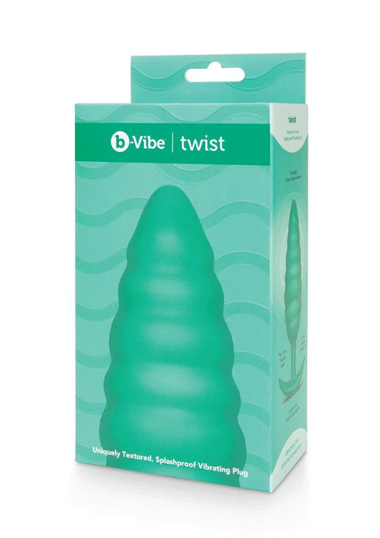 Twist Texture Plug by B-Vibe - Happytoys Sexshop: online sex shop for Feeling Happy & Easy 😊 - Discreet geleverd