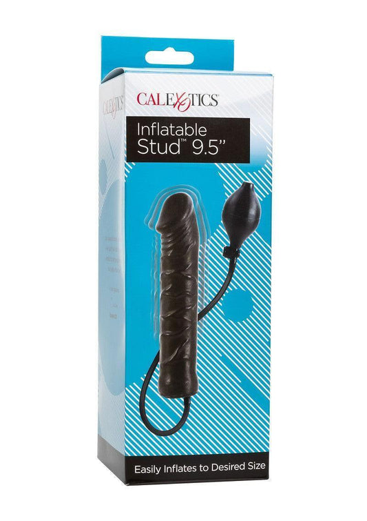 Verpakking van CalExotics opblaasbare buttplug 9,5', met productafbeelding