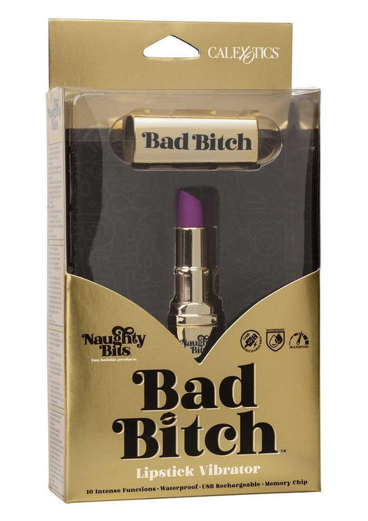 Naughty Bits Bad Bitch Lipstick Vibrator by CalExotics - Happytoys Sexshop: online sex shop for Feeling Happy & Easy π - Discreet geleverd