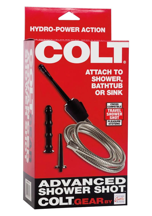 COLT Advanced Shower Shot Anal Douche by CalExotics - Happytoys Sexshop: online sex shop for Feeling Happy & Easy 😊 - Discreet geleverd