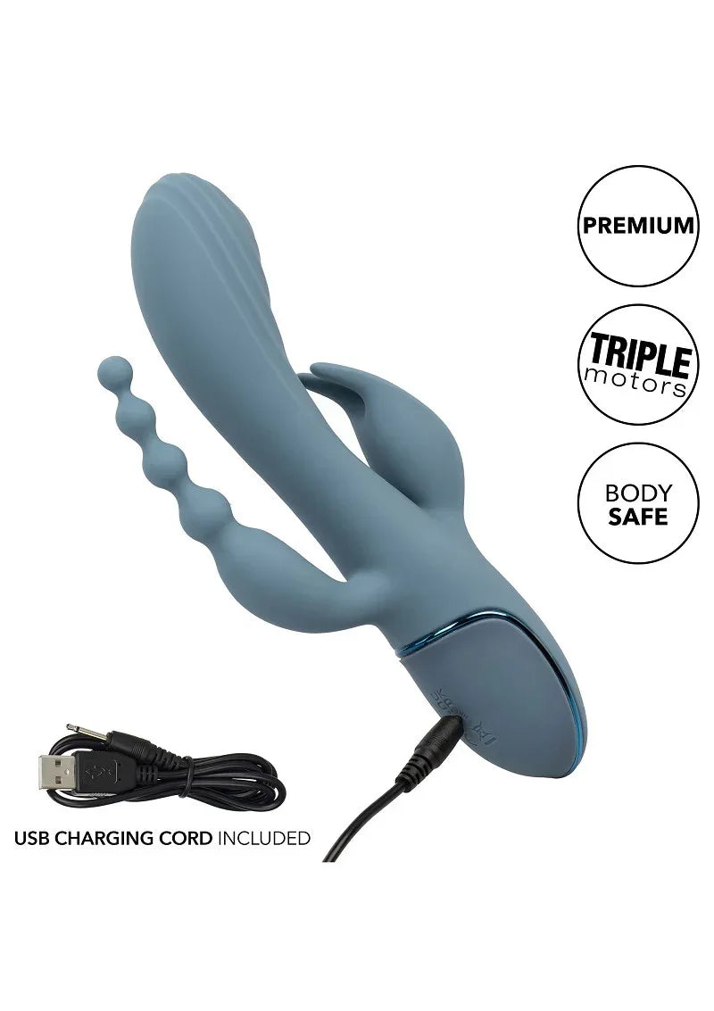 β CalExotics III Triple Ecstasy triple vibrator - Happytoys Sexshop: online sex shop for Feeling Happy & Easy π - Discreet geleverd