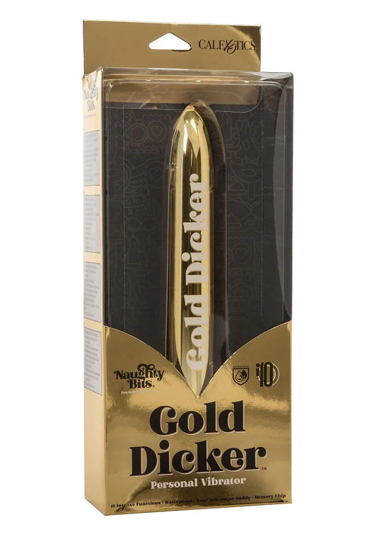 Gold Dicker Personal vibrator by CapExotics - Happytoys Sexshop: online sex shop for Feeling Happy & Easy π - Discreet geleverd