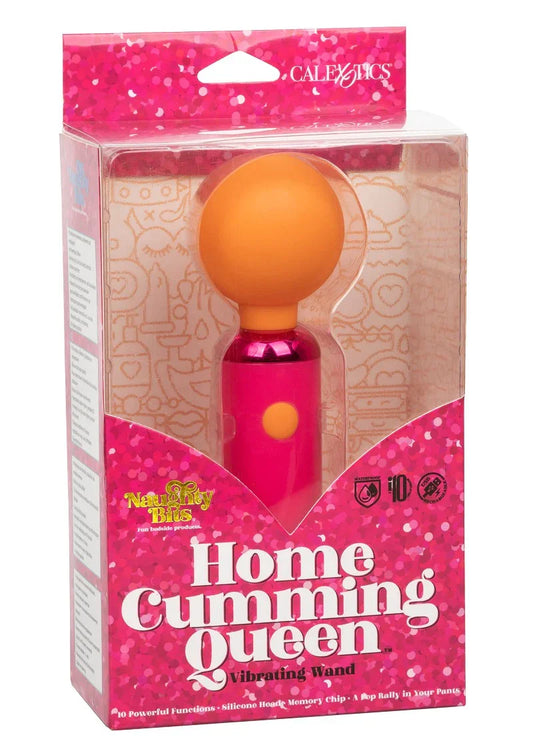 Naughty Bits Home Cumming QueenΒ Vibrating Wand by CalExotics - Happytoys Sexshop: online sex shop for Feeling Happy & Easy π - Discreet geleverd
