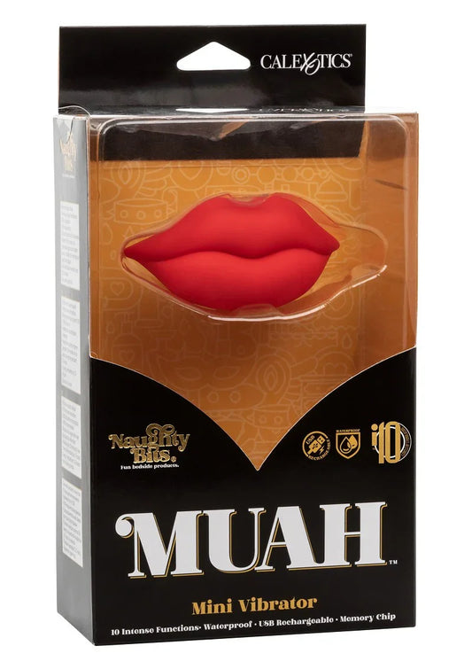 Naughty Bits MUAH Mini Vibrator by CalExotics - Happytoys Sexshop: online sex shop for Feeling Happy & Easy π - Discreet geleverd