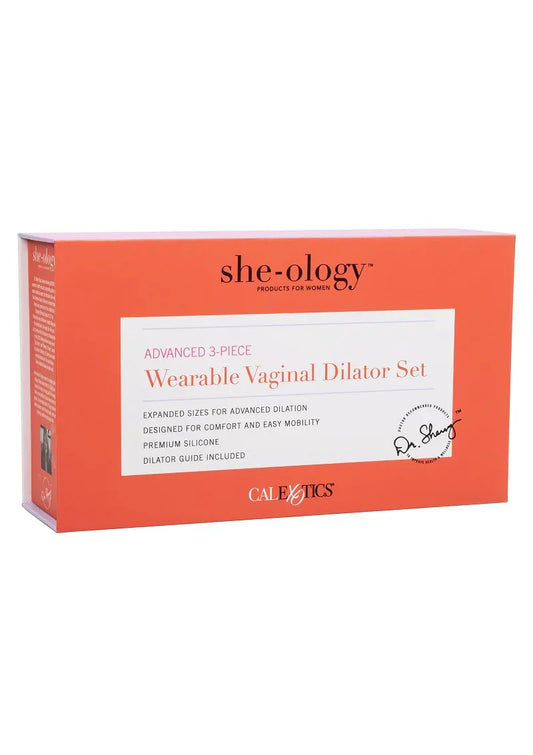 CalExotics She-ology Advanced 3-Piece Wearable Vaginal Dilator Set - Happytoys Sexshop: online sex shop for Feeling Happy & Easy 😊 - Discreet geleverd