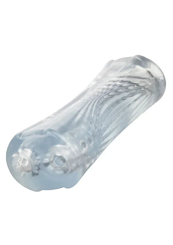 Dual Ribbed Stroker XL by CalExotics - Happytoys Sexshop: online sex shop for Feeling Happy & Easy 😊 - Discreet geleverd