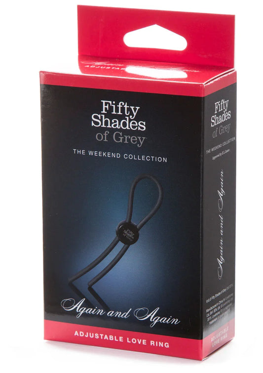 Again and Again Adjustable Love Ring by Fifty Shades of Grey - Happytoys Sexshop: online sex shop for Feeling Happy & Easy 😊 - Discreet geleverd