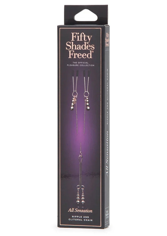 Freed All Sensation Nipple & Clitoral Chain Fifty Shades - Happytoys Sexshop: online sex shop for Feeling Happy & Easy π - Discreet geleverd