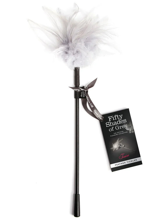 Tease Feather Tickler by Fifty Shades of Grey - Happytoys Sexshop: online sex shop for Feeling Happy & Easy 😊 - Discreet geleverd