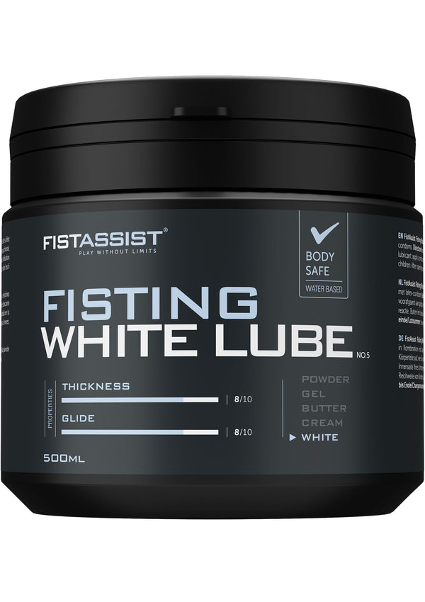 Fisting_White_Lube_500_ml_by_Cobeco_Fist_Assist | bestel discreet online bij Happytoys, de erotische webshop geleid door een vrouw.