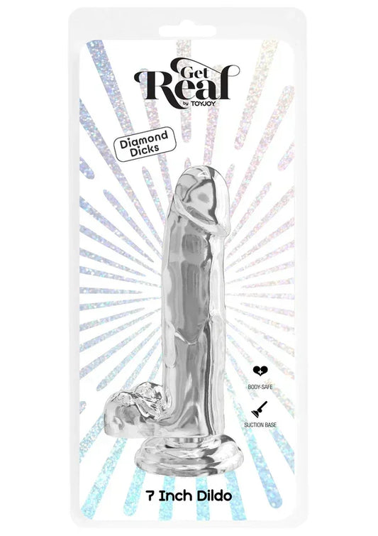 GetRealClearDildowithBalls7_byToyJoy2 @ Happytoys Sexshop: online sex shop for Feeling Happy & Easy ๐ the erotic store owned by a woman
