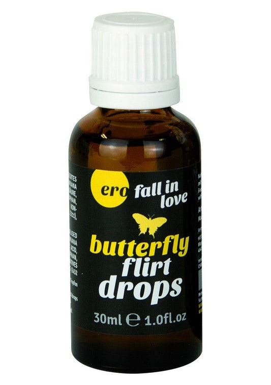 HOT Ero Butterfly Flirt Drops 30ml - Happytoys Sexshop: online sex shop for Feeling Happy & Easy 😊 - Discreet geleverd