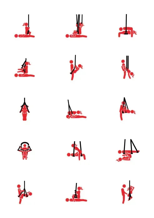 Lovers Swing With Stand @ Hidden Desire - Happytoys Sexshop: online sex shop for Feeling Happy & Easy 😊 - Discreet geleverd