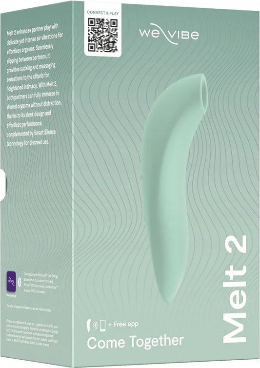 Melt 2 Airpressure Vibrator Green by WeVibe - Happytoys Sexshop: online sex shop for Feeling Happy & Easy ๐ - Discreet geleverd