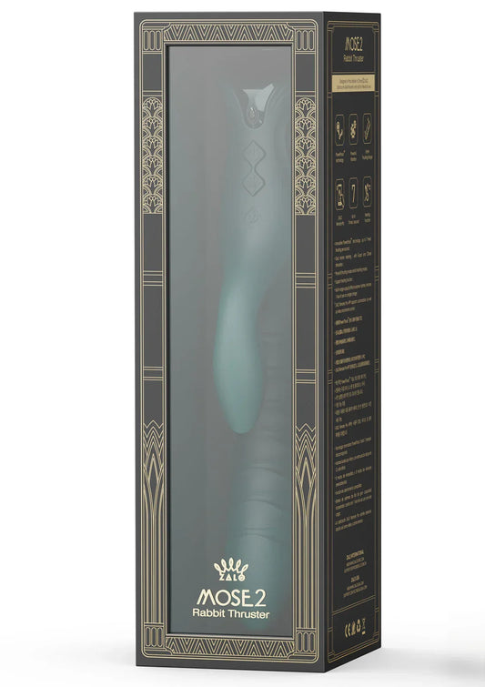 Mose 2 Rabbit Thruster+Heating by Zalo - Happytoys Sexshop: online sex shop for Feeling Happy & Easy 😊 - Discreet geleverd