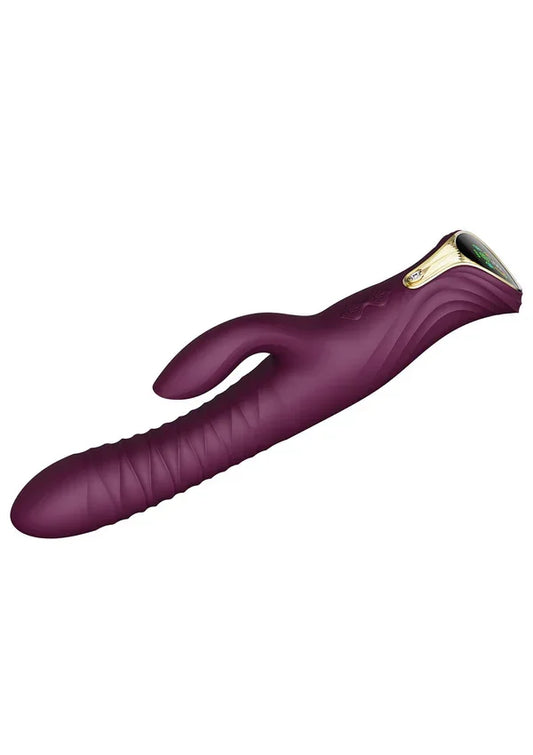 Mose Rabbit Thruster+Heating Purple By Zalo - Happytoys Sexshop: online sex shop for Feeling Happy & Easy 😊 - Discreet geleverd