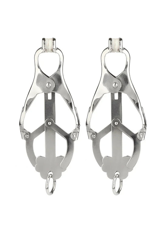 Squeezer Nipple Clamps W Ring by Mr. Steel - Happytoys Sexshop: online sex shop for Feeling Happy & Easy π - Discreet geleverd