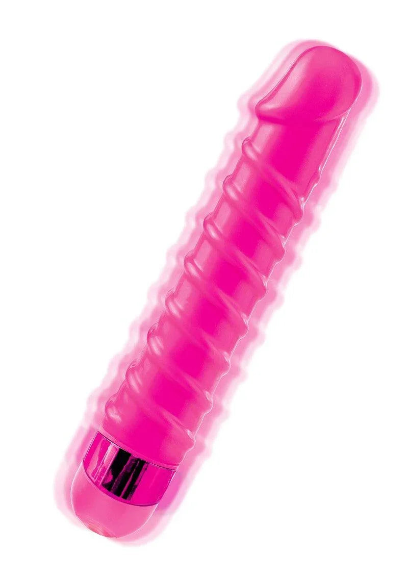 Pipedream Classix Candy Twirl Massager Geribbelde Vibrator - Happytoys Sexshop: online sex shop for Feeling Happy & Easy π - Discreet geleverd