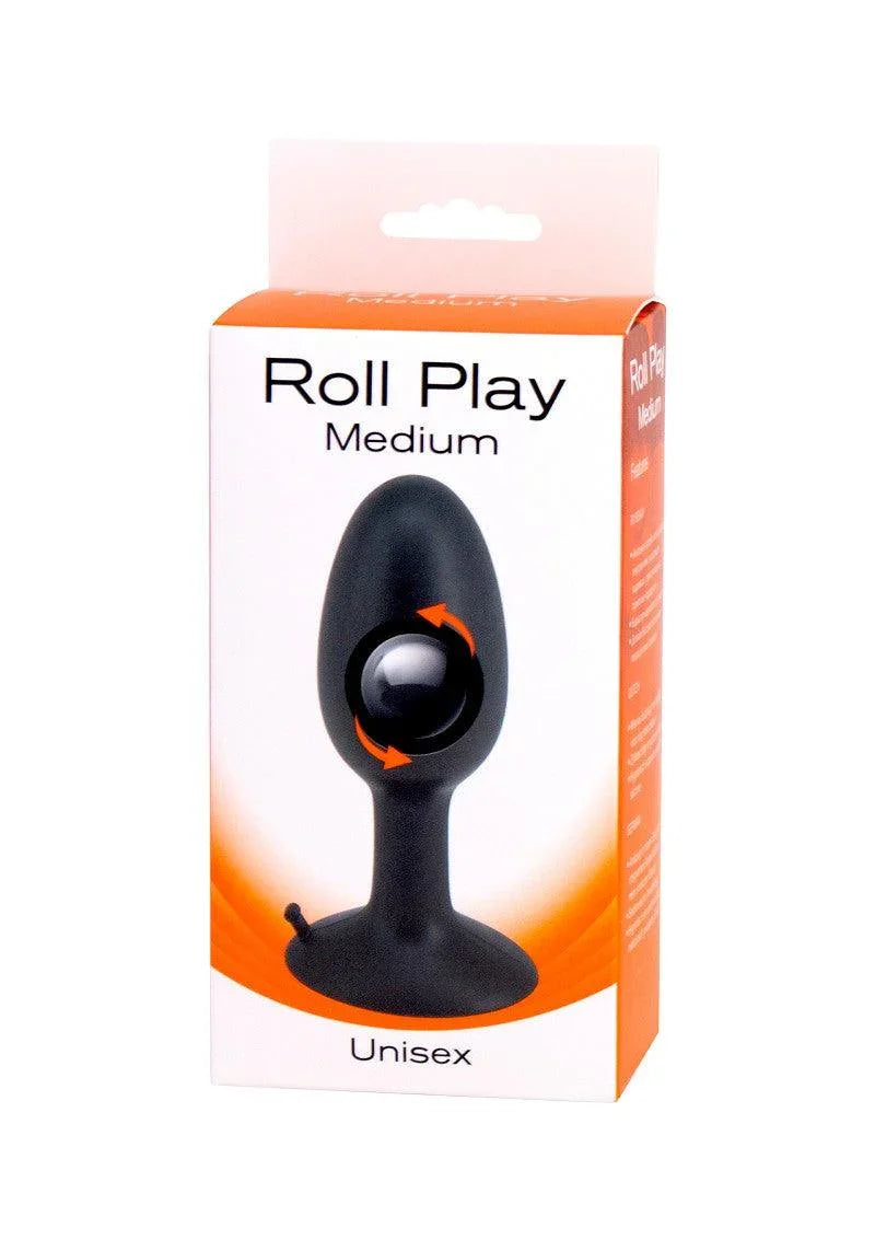 Seven Creations Roll Play Medium Butplug met bewegende bal - Happytoys Sexshop: online sex shop for Feeling Happy & Easy π - Discreet geleverd