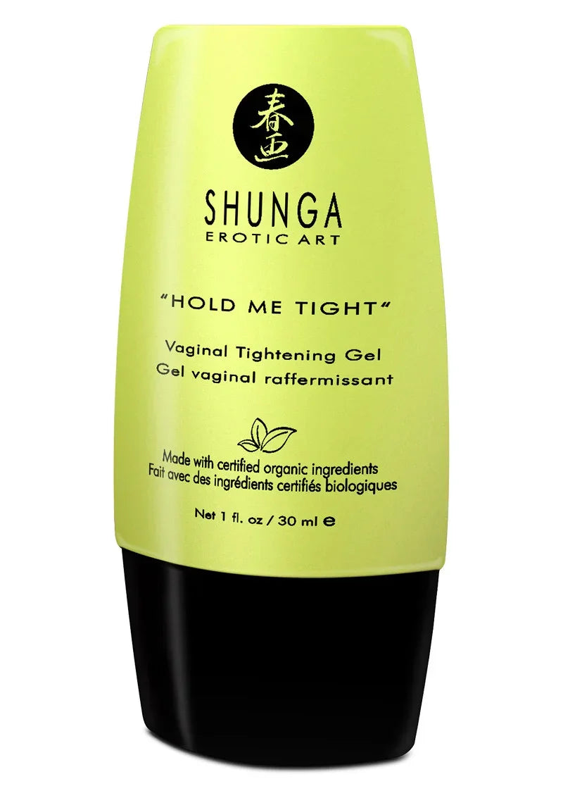 Shunga vaginale verstevigingsgel tube, lichtgroen met zwarte dop