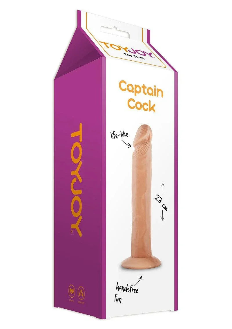 Classics Captain Cock 23 cm Dong by ToyJoy - Happytoys Sexshop: online sex shop for Feeling Happy & Easy 😊 - Discreet geleverd