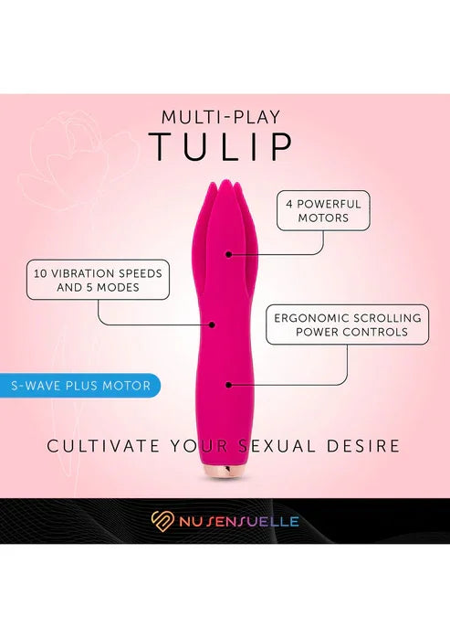 Tulip Multi-Play Vibrator by Nu Sensuelle - Happytoys Sexshop: online sex shop for Feeling Happy & Easy π - Discreet geleverd
