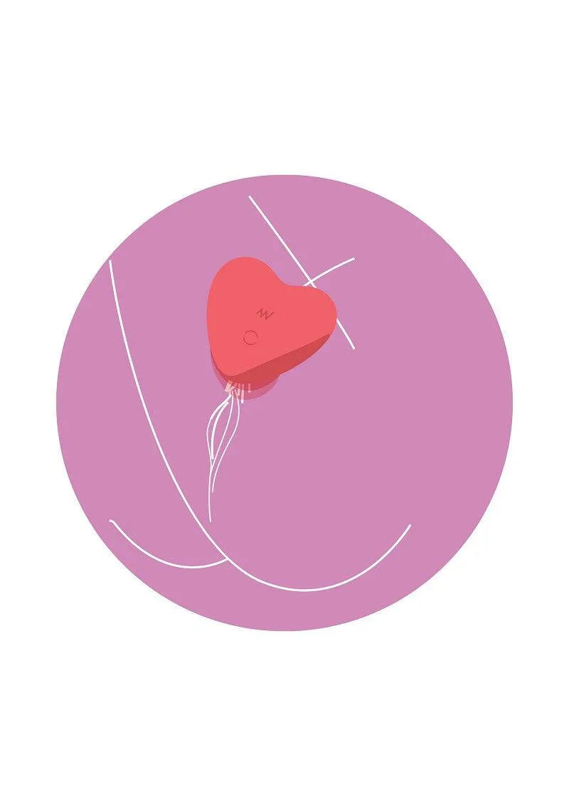 Heartbeat Pulsating & Vibrating Stimulator by Xocoon - Happytoys Sexshop: online sex shop for Feeling Happy & Easy 😊 - Discreet geleverd