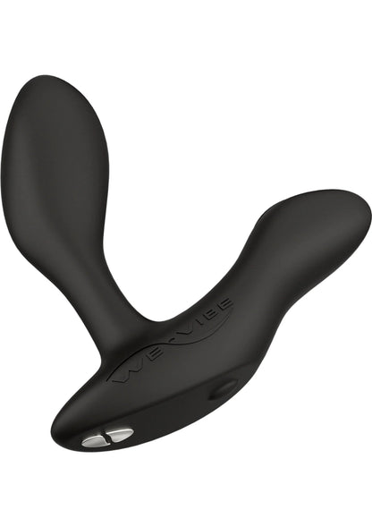 Vector + seksspeeltje van We-Vibe, zwarte U-vorm met platte basis