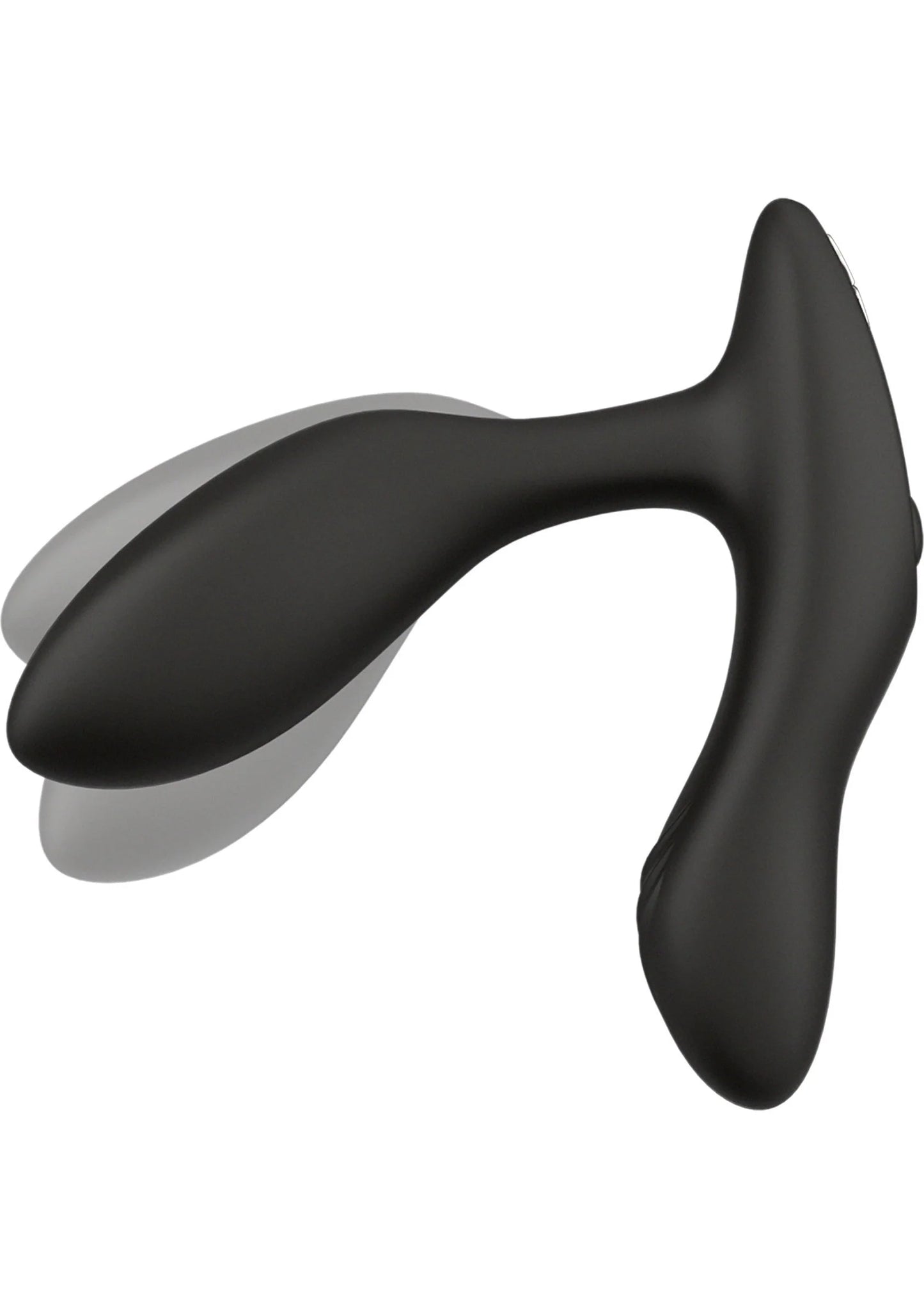 Vector + seksspeeltje van We-Vibe, zwarte plug met brede schijf